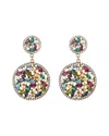 Eye Candy La Cz Polar Statement Earrings