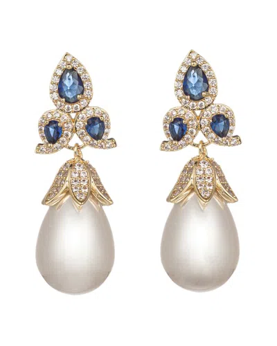 Eye Candy La Cz Royal Statement Earrings