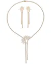 Eye Candy La Women's Luxe April 2-piece 18k Goldplated & Cubic Zirconia Necklace Earring Set