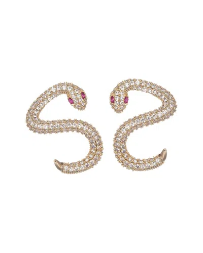 Eye Candy La Cz Snake Eye Statement Earrings