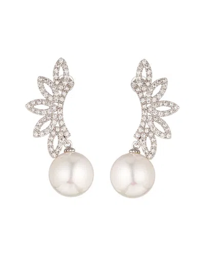 Eye Candy La Cz Sofie Cuff Earrings In Neutral