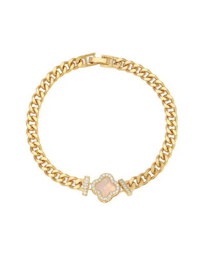 Eye Candy La Cz Stack Bracelet In Gold