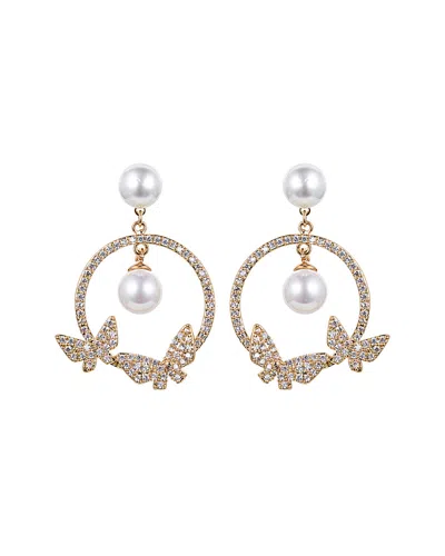 Eye Candy La Cz Stockholm Butterfly Earrings