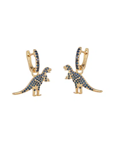 Eye Candy La Cz T-rex Huggie Earrings