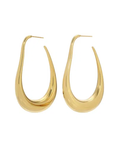 Eye Candy La Dixie Hoop Earrings In Gold