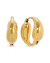 Eye Candy La Women's Luxe Dolores 14k Goldplated Loop Hoop Earrings