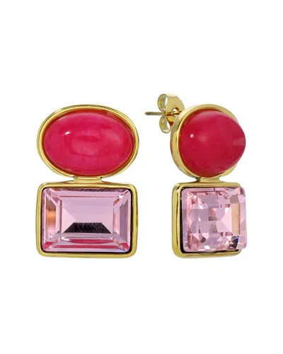 Eye Candy La Drop Earrings In Gold