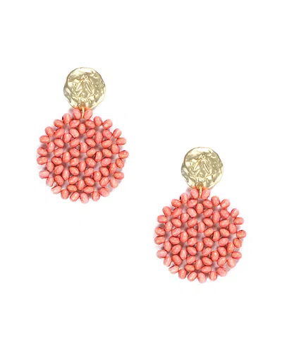 Eye Candy La Elevado Tangerine Drop Earrings