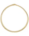 Eye Candy La Emily Wire Collar Necklace In Gold