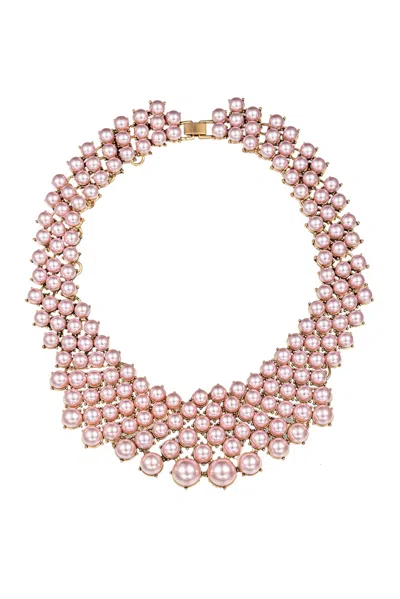 Eye Candy La Emma Statement Necklace - Pink