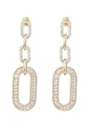 Eye Candy La Evelyn Statement Earrings In Multi