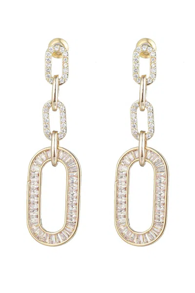 Eye Candy La Evelyn Statement Earrings In Multi
