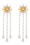 Eye Candy La The Luxe Collection Cz Dangle Earrings In Silver