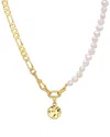 Eye Candy La Fresh Water Pearl Pendant Necklace
