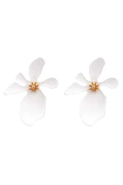 Eye Candy La Luxe Collection Resin Georgia Matte Earrings In Multi