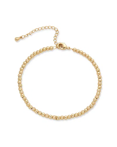 Eye Candy La Giulia Beaded Ball Bracelet In Gold