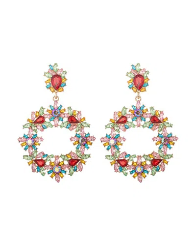 Eye Candy La Glass Crystal Kaleidoscope Statement Earrings