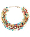 Eye Candy La Glass Crystal Roya Statement Necklace