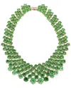 Eye Candy La Glass Crystal Statement Necklace
