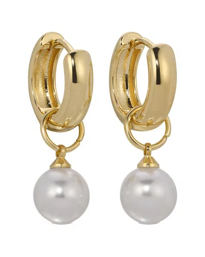 EYE CANDY LA EYE CANDY LA GLASS PEARL DROP EARRING