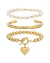 Eye Candy La Women's Luxe Reims 3-piece Bracelet Set