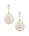 Eye Candy La Golden Age Cz Crystal Drop Earring