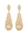 Eye Candy La Golden Feather Earrings