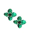 Eye Candy La Green Jasmine Resin Drop Earrings