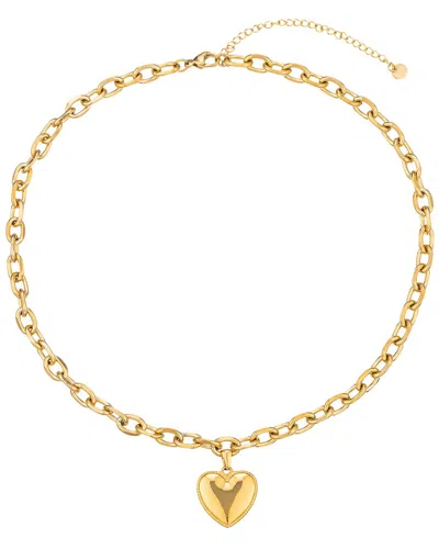 Eye Candy La Heart Pendant Necklace In Purple