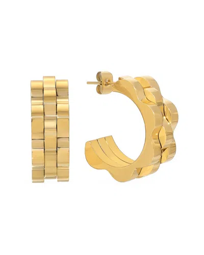 Eye Candy La Hoop Earring In Neutral