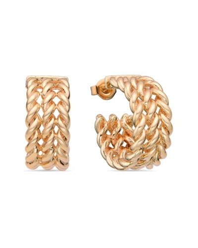 Eye Candy La Inaya Loop Earrings In Gold