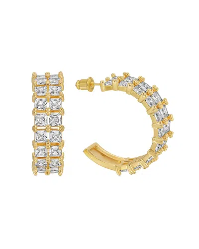 EYE CANDY LA EYE CANDY LA ISLA SPARKING LOOP CZ DROP EARRINGS