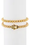 Eye Candy La Jacob Bracelet Set In Silver