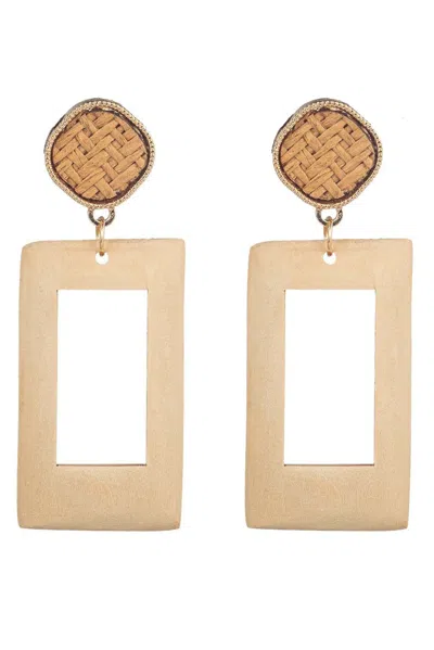 Eye Candy La Jaden Drop Earrings In Gold
