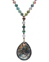 Eye Candy La Jelly Bean Multi Color Abalone Shell Pendant