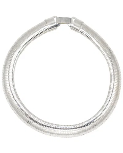Eye Candy La Jennifer Silver Tone Necklace In Metallic
