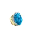 Eye Candy La Jessica Drusy Adjustable Ring