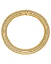 Eye Candy La Kayla Wire Collar Necklace In Gold