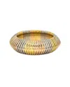 Eye Candy La Kristen Two-tone Bangle Bracelet In Gold