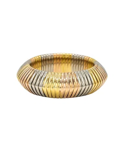 EYE CANDY LA EYE CANDY LA KRISTEN TWO-TONE BANGLE BRACELET
