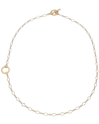 Eye Candy La Lana Dainty Drop Loop Necklace In Gold