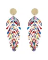Eye Candy La Leaf Drop Earrings
