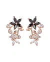 Eye Candy La Lily Cz Leaf Earring