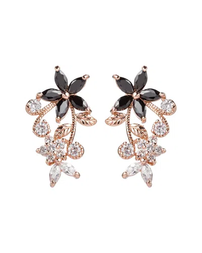 Eye Candy La Lily Cz Leaf Earring