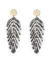 Eye Candy La Linda Leaf Earrings