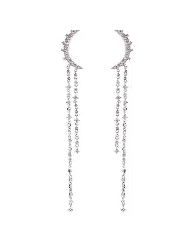 Eye Candy La Bulan Moon Earrings In Silver