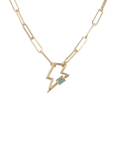 Eye Candy La Luxe Collection 14k Plated Cz Mary Pendant Necklace