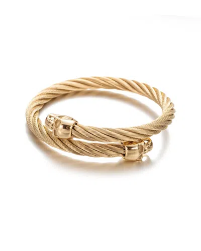 Eye Candy La Luxe Collection 18k Over Titanium Nick Cuff Bracelet