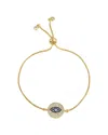Eye Candy La Luxe Collection 18k Plated Cz Evil Eye Bracelet