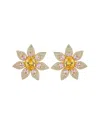 Eye Candy La Luxe Collection 18k Plated Cz Spike Earrings
